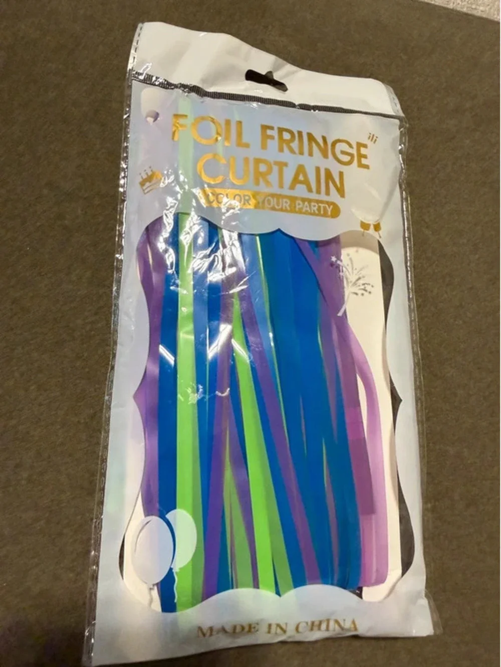 Foil Fringe Curtain
